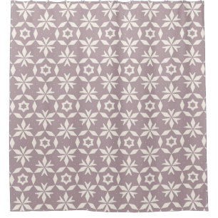Rideaux De Douche motif vintage fleuri sans couture. Élégant ornamen