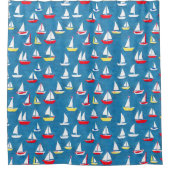 Rideaux De Douche Motif voilier (Devant)