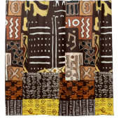 Rideaux De Douche "Motifs audacieux, histoire riche" (Devant)