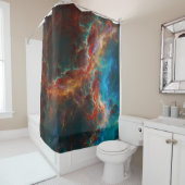 Rideaux De Douche motifs et formes fractales Abstraits. Unité infini (En situation)