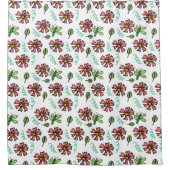 Rideaux De Douche Motifs floraux (imprimés moyens) (Devant)