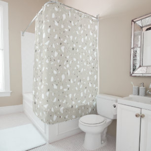 Rideaux De Douche Motifs naturels modernes et élégants du Terrazzo
