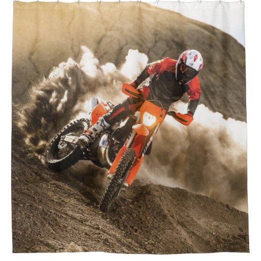 Rideaux De Douche Motocross Rider (Devant)