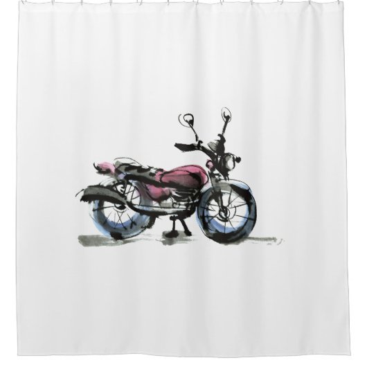 Rideaux De Douche Motorcycle (Devant)
