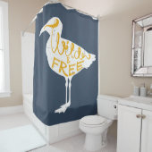Rideaux De Douche Mouette | sauvage et libre (En situation)