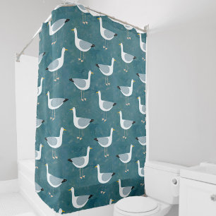 Rideaux De Douche Mouettes marines