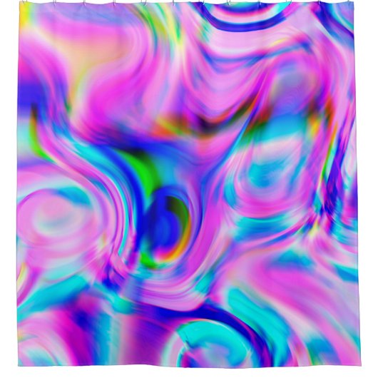 Rideaux De Douche Multicolor abstract background. Colorful pattern. (Devant)