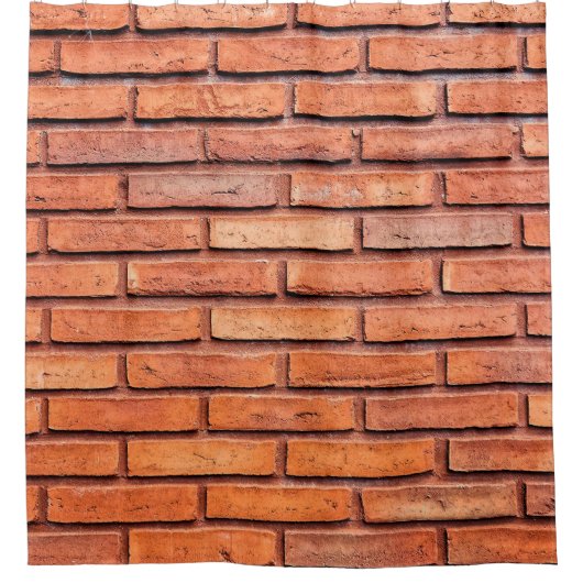 Rideaux De Douche Mur brique orange brique mur (Devant)