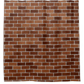 Rideaux De Douche Mur de briques rouge (Devant)