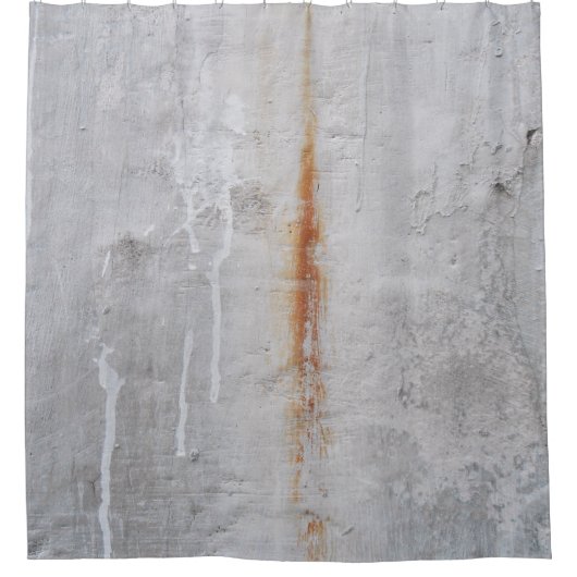 Rideaux De Douche Mur en béton gris (Devant)