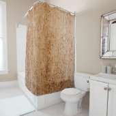 Rideaux De Douche Mur en fer rouillé, détail de texture. (En situation)