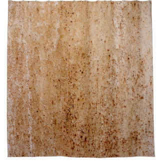 Rideaux De Douche Mur en fer rouillé, détail de texture.
