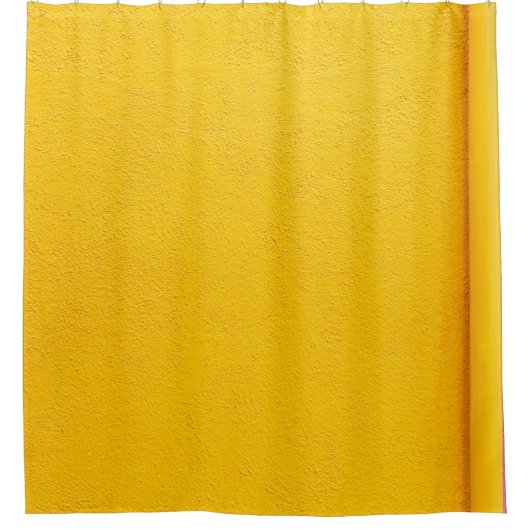 Rideaux De Douche Mur jaune peint (Devant)
