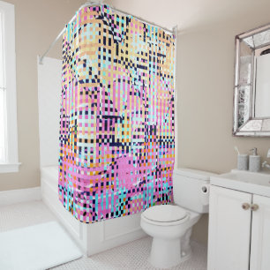 Rideaux De Douche Murray Abstrait Motif