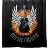 Rideaux De Douche Music Maker (guitare) (Devant)