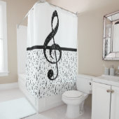Rideaux De Douche Musical (En situation)