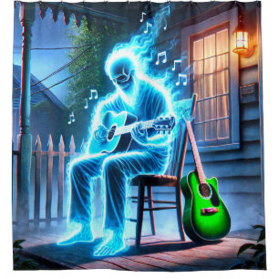 Rideaux De Douche Musicien fantôme