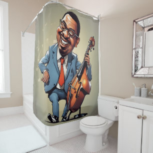 Rideaux De Douche musiciens de jazz