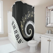 Rideaux De Douche Musique (En situation)