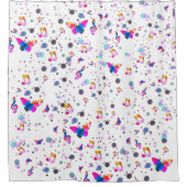 Rideaux De Douche Musique dansante des couleurs (Devant)