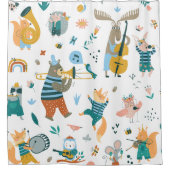 Rideaux De Douche Musique de dessin cool (Devant)