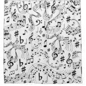 Rideaux De Douche Musique, notes musicales (Devant)