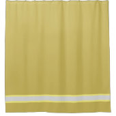 Rideaux De Douche Mustard bouché solide avec bande (Devant)