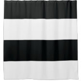 Rideaux De Douche Mydeas | Bleu et blanc Extra Wide Stripes (Devant)