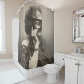 Rideaux De Douche Mystérieuse Comtesse Masquée Castiglione (En situation)