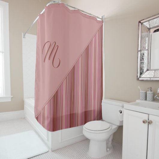 Rideaux De Douche Mystic Mauve horizontale (En situation)