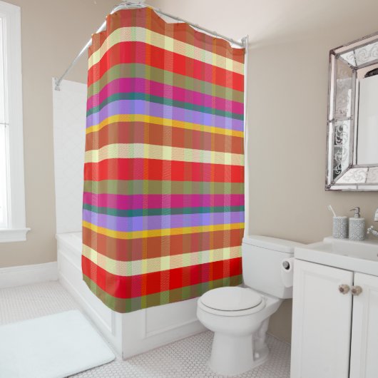Rideaux De Douche Mystic Plaid MM (En situation)