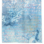 Rideaux De Douche Mystique océan rêves hippocampe méduse poisson tur (Devant)