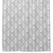 Rideaux De Douche Nacre blanche avec argent (Devant)