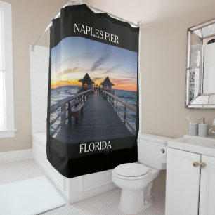 Rideaux De Douche Naples Pier Florida Vacation Beach House