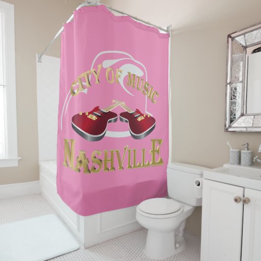 Rideaux De Douche Nashville. City of music (En situation)