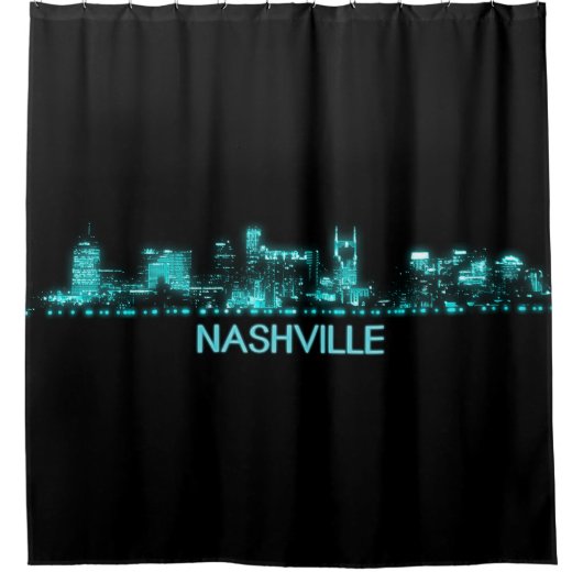 Rideaux De Douche Nashville Skyline (Devant)