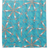 Rideaux De Douche Natation de charme de Sychronized (Devant)