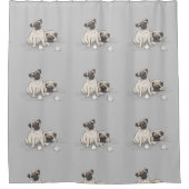 Rideaux De Douche Nation carlin (Devant)