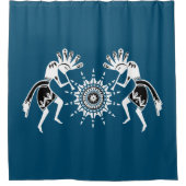 Rideaux De Douche Native Americans Culture - Sun Dancing Kokopelli (Devant)