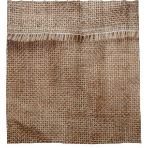 Rideaux De Douche Natural line texture backgroundcoffee, sack, abstr