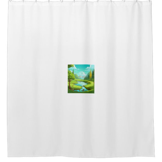 Rideaux De Douche Nature 18. (Devant)