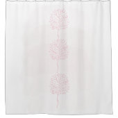Rideaux De Douche Nature Abstraite rose moderne (Devant)