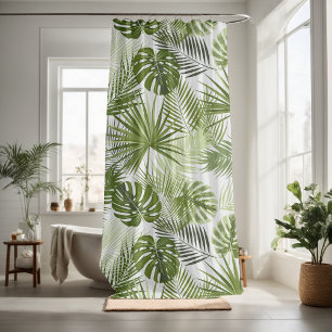 Rideaux De Douche Nature feuille décorative attirant l'oeil
