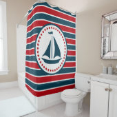 Rideaux De Douche Nautical design (En situation)