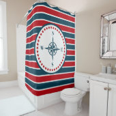 Rideaux De Douche Nautical design (En situation)