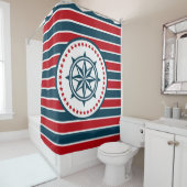 Rideaux De Douche Nautical design (En situation)