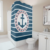 Rideaux De Douche Nautical design (En situation)