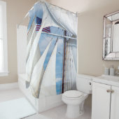 Rideaux De Douche Navigue simplement (En situation)