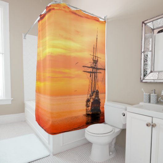 Rideaux De Douche navire (En situation)