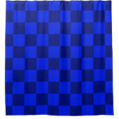 Rideaux De Douche Navy Blue Checkered (Devant)